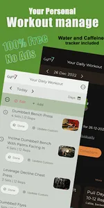 Daily Workout Planner - Gym7 screenshot 0