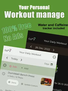 Daily Workout Planner - Gym7 screenshot 6