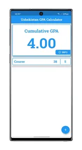 Uzbekistan GPA Calculator screenshot 3