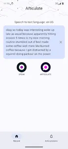 Articulate - Speak and Refine screenshot 1