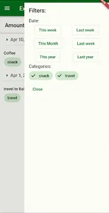 Monthly Spending Plan screenshot 1