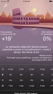 Rome Weather Forecast screenshot 0