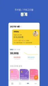 공유 가계부 - 우주라이트 screenshot 5