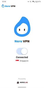 Nero VPN screenshot 1