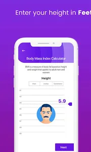 BMI / Body Fat Calculator screenshot 2