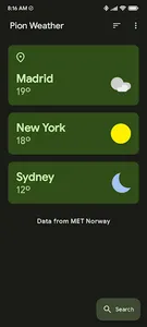 Pion Weather screenshot 3