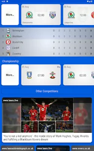 Blackburn Rovers Fan App screenshot 8