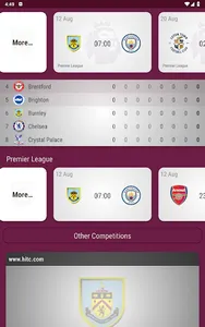 Burnley FC Fan App screenshot 4