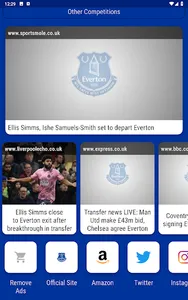 Everton FC Fan App screenshot 1