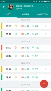 DexBee Blood Pressure screenshot 1