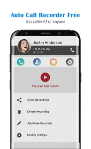 Auto Call Recorder Free screenshot 1