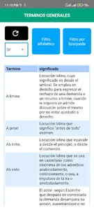 Diccionario jurídico Perú PRO screenshot 1