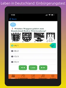 Einbürgerungstest: Leben in DE screenshot 11