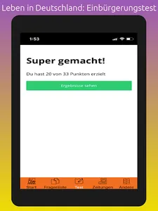Einbürgerungstest: Leben in DE screenshot 12