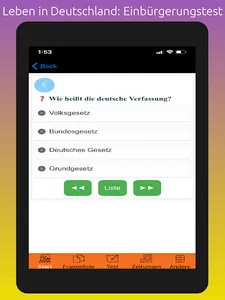 Einbürgerungstest: Leben in DE screenshot 17