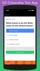 USA Citizenship Test screenshot 1