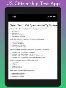 USA Citizenship Test screenshot 13