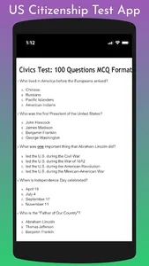 USA Citizenship Test screenshot 5