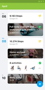 FlexiFitness app screenshot 1