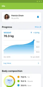 FlexiFitness app screenshot 2