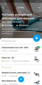 FlexiFitness app screenshot 4
