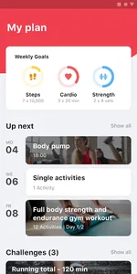 MI PLAN INSPIRING FITNESS screenshot 0