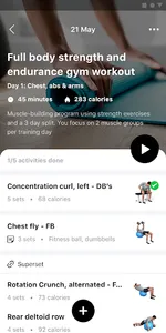 Workoutclub screenshot 4