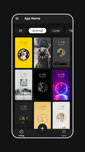 Analog Clock-Digital Wallpaper screenshot 8