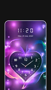 Analog Clock-Digital Wallpaper screenshot 9