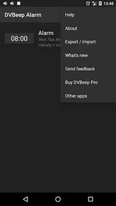 Talking alarm DVBeep Alarm screenshot 5