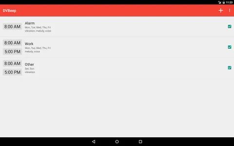 Speaking clock DVBeep Pro screenshot 9