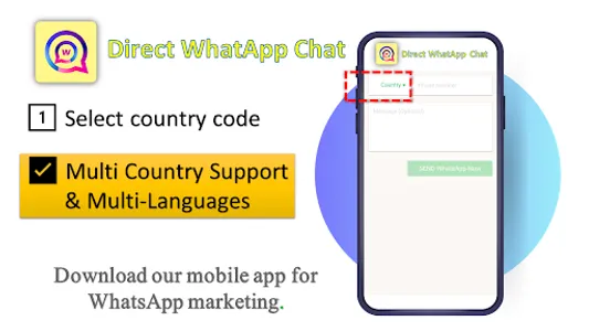 Direct WhatApp Chat screenshot 1
