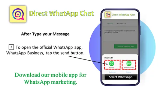 Direct WhatApp Chat screenshot 4