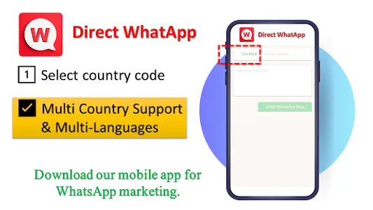 Direct Message WhatApp screenshot 0