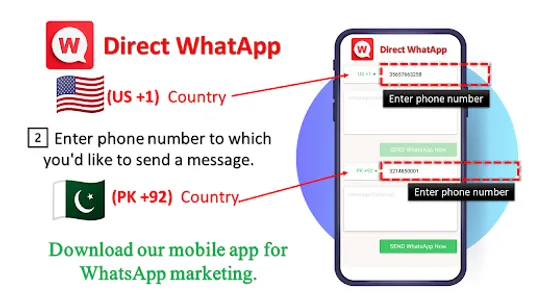 Direct Message WhatApp screenshot 2