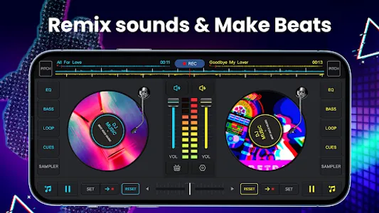 DJ Music mixer - DJ Mix Studio screenshot 1