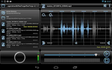 RecForge Pro - Audio Recorder screenshot 0