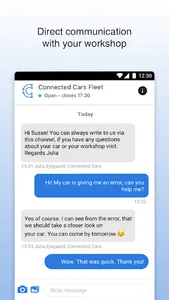 ConnectedFleetCar screenshot 1