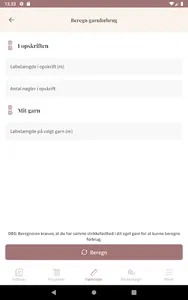 Min strikkejournal screenshot 8