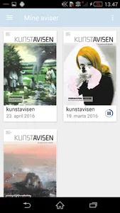 Kunstavisen screenshot 4