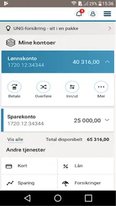 Østre Agder Sparebank Bedrift screenshot 1