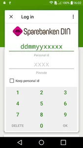 Sparebanken DIN screenshot 0
