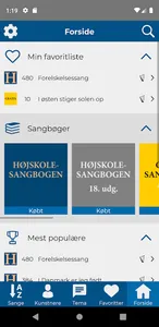 Højskolesangbogen screenshot 0