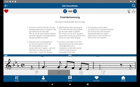Højskolesangbogen screenshot 14