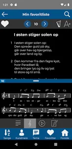 Højskolesangbogen screenshot 4