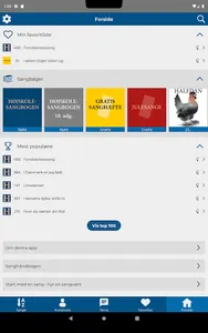 Højskolesangbogen screenshot 6