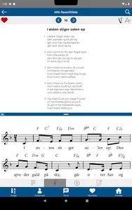 Højskolesangbogen screenshot 7