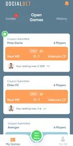 Socialbet screenshot 1