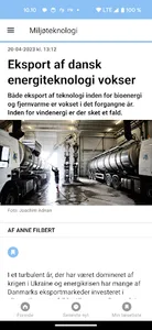 CleantechWatch screenshot 1
