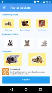 Patitas Stickers screenshot 2